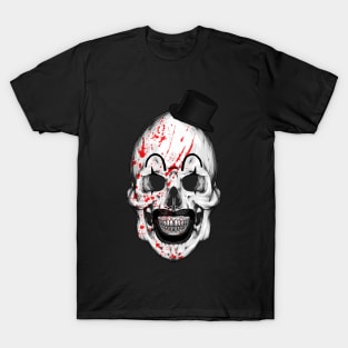 Bloody Art Skull T-Shirt